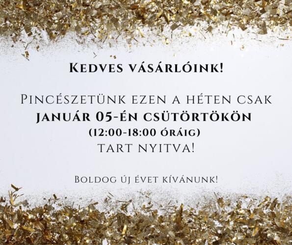 Boldog új évet kívánunk